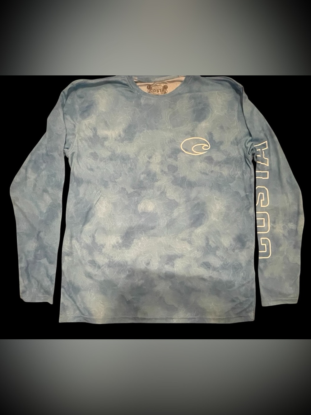 Costa Blue Tie-Dye Wave Shirt